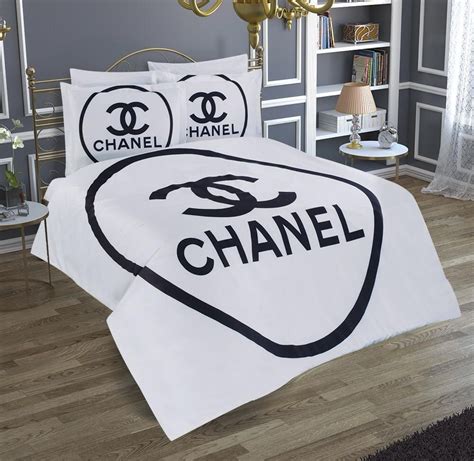 chanel bedding blue|Chanel bedspreads clearance.